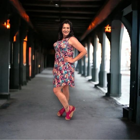 Shirley & Stone‎ Dear Dress floral rainbow - Picture 6 of 8